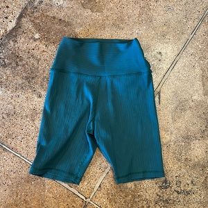 Glyder Green Biker Shorts